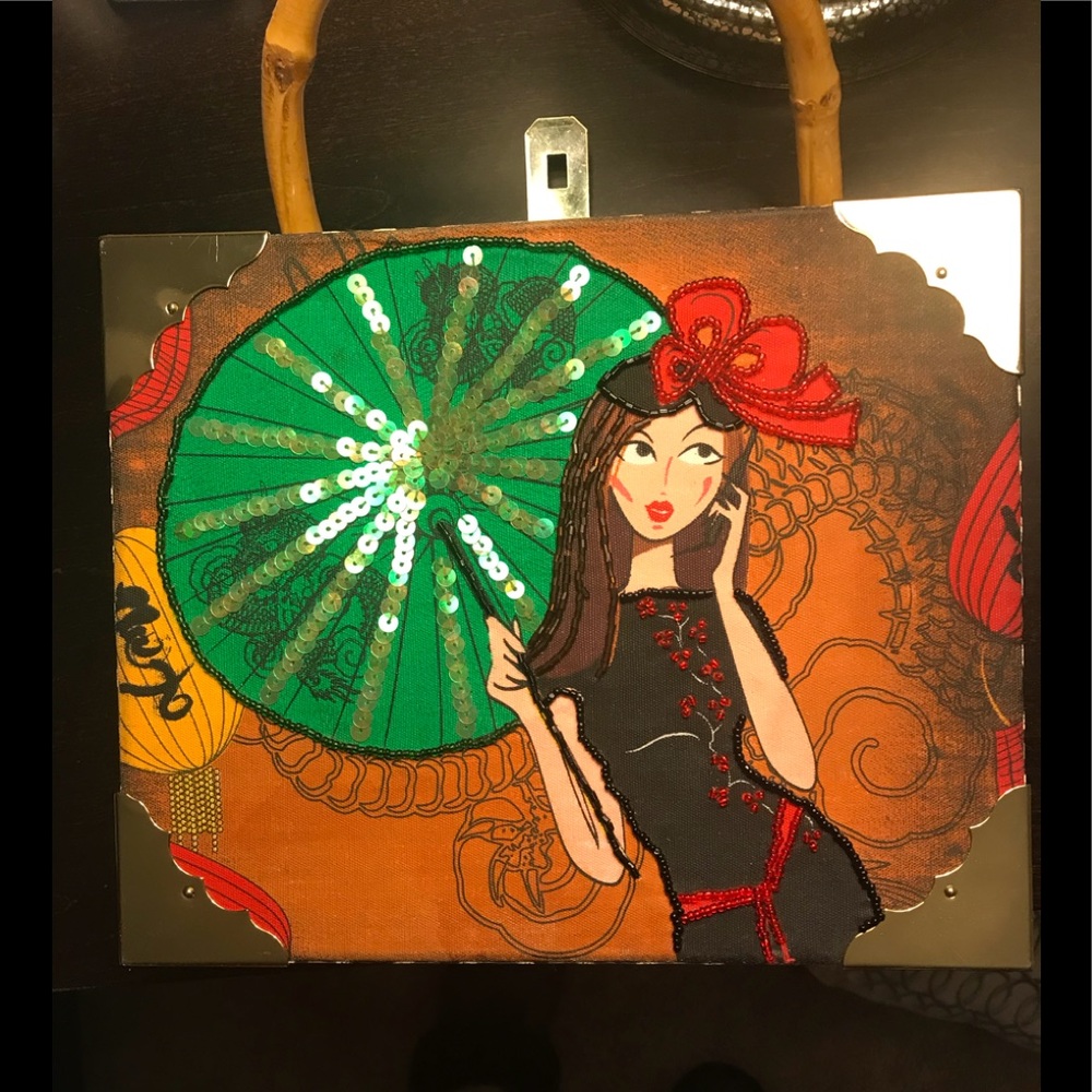 Custom made cigar box purse